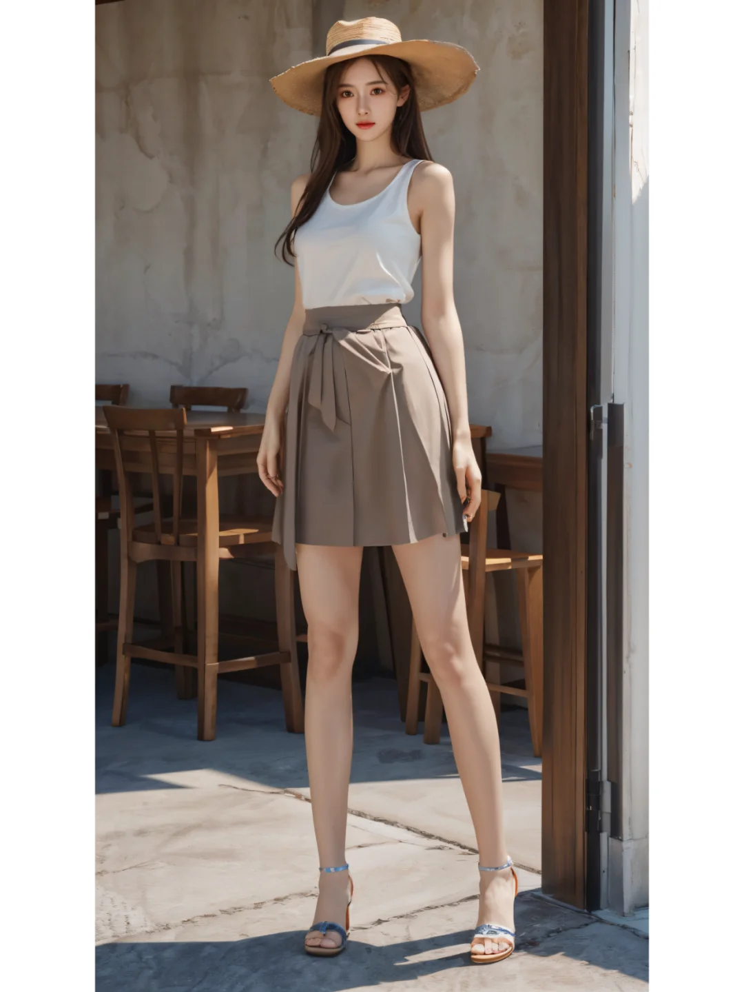 辣妹风穿搭｜高腰百褶裙成为潮流新宠！