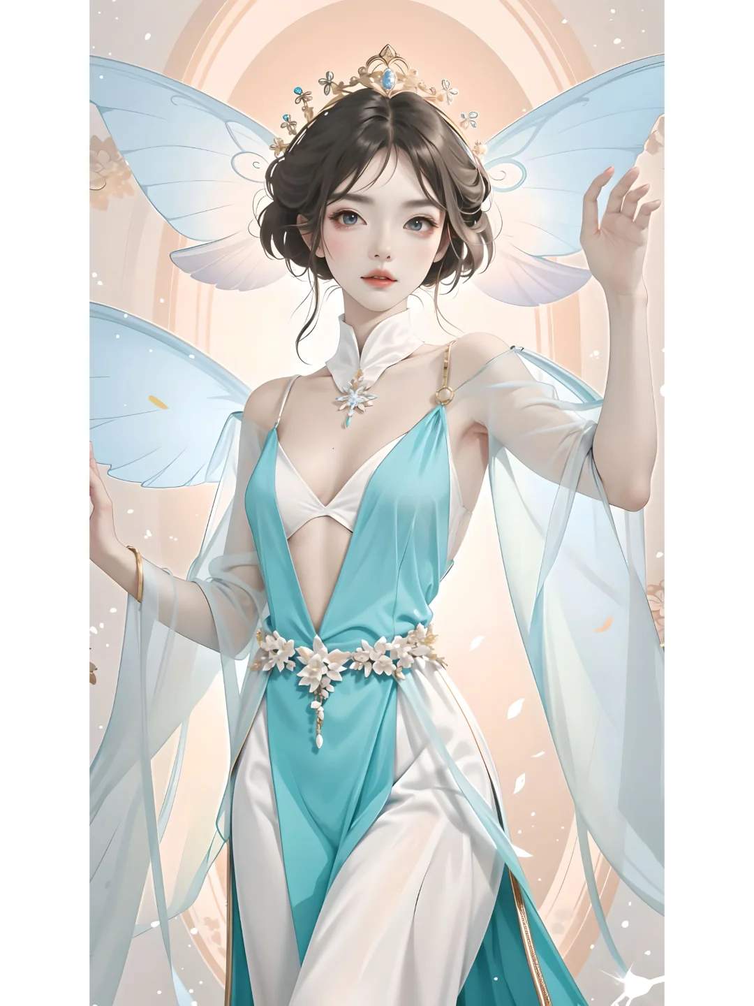 仙女，当然是气质与美貌并存啦～