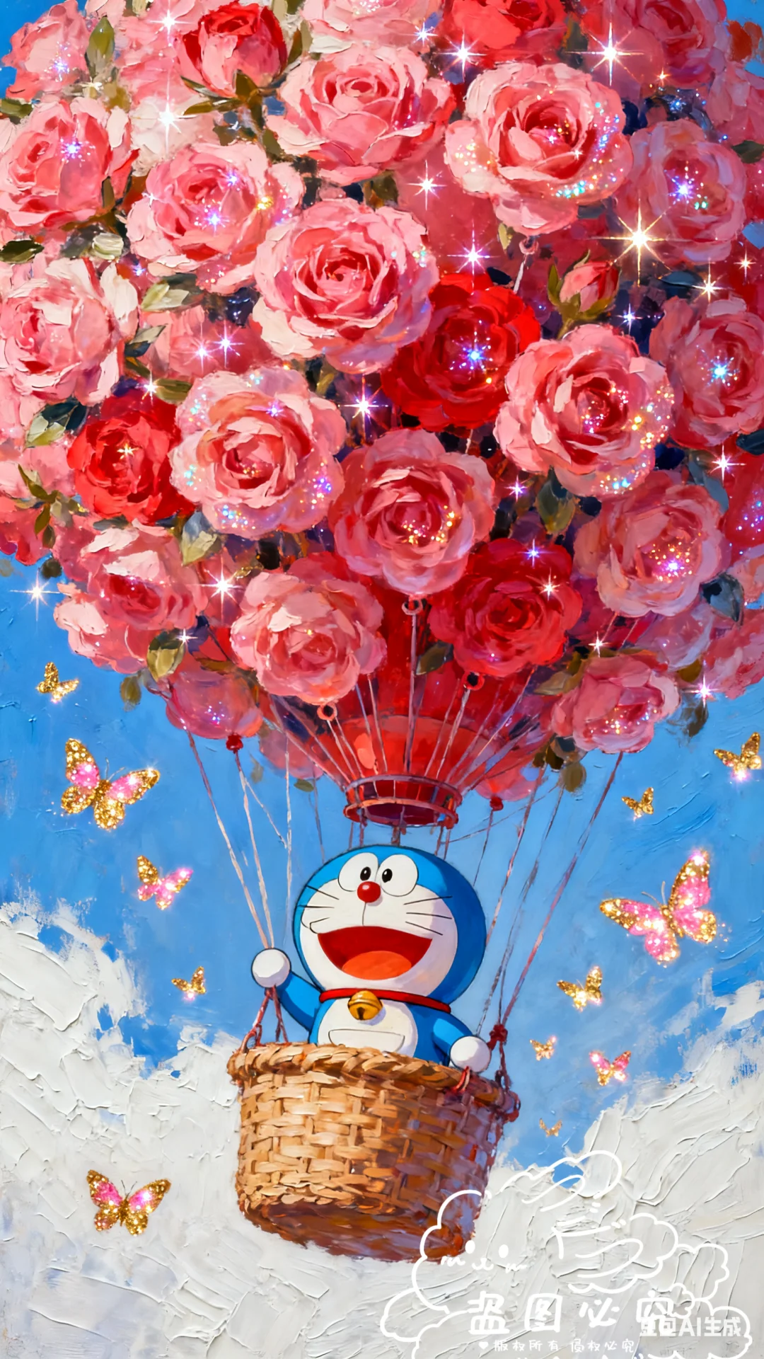 哆啦A梦手机壁纸，萌化了！