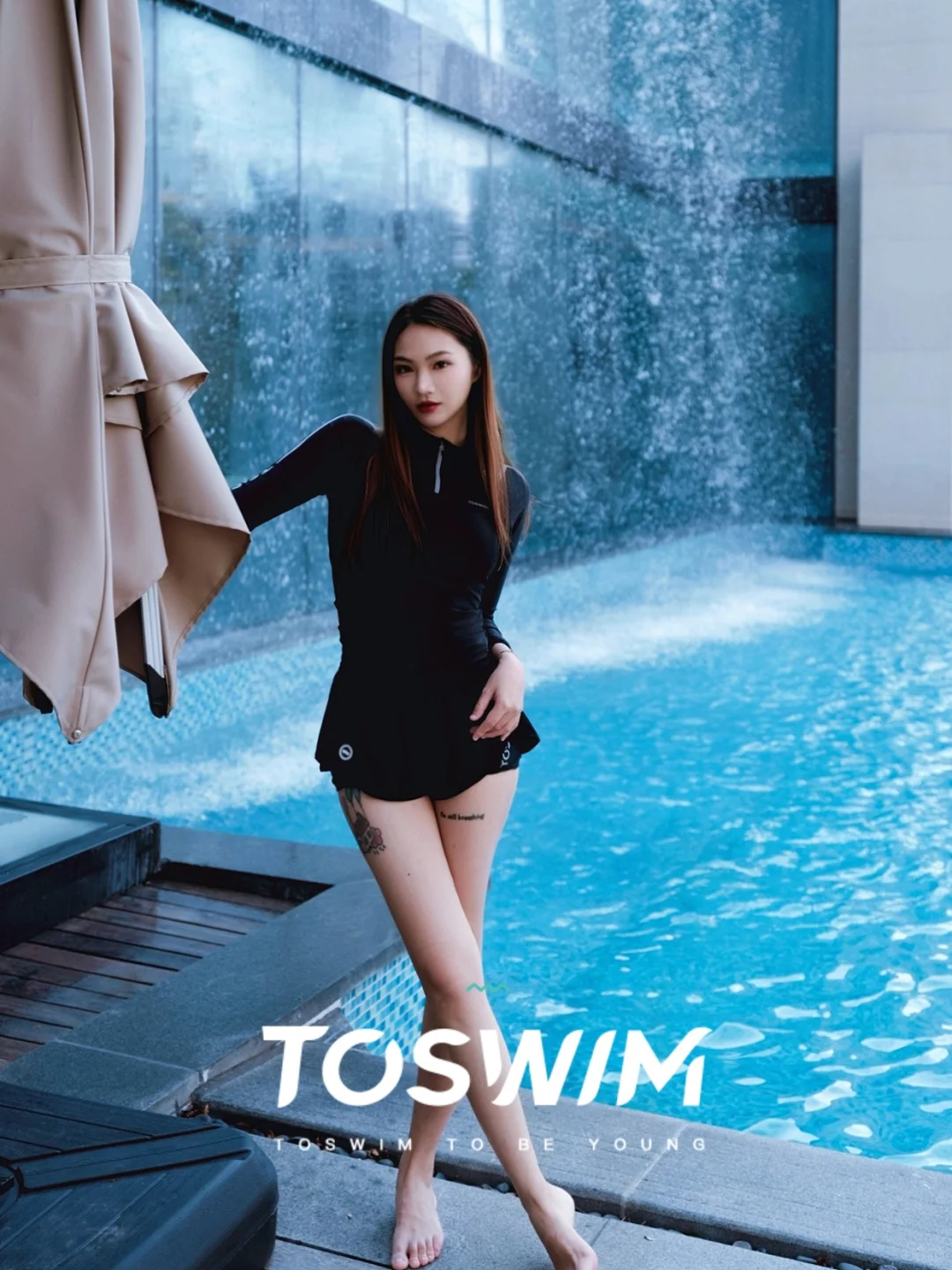 赛博辣妹分体泳衣| 秋冬温泉度假实用单品