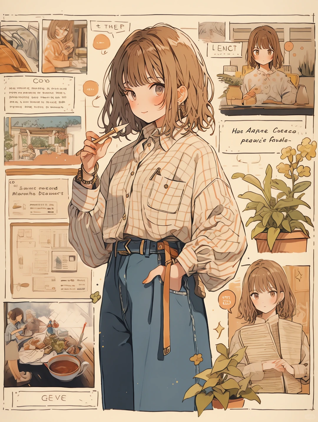 Ai春秋穿搭壁纸