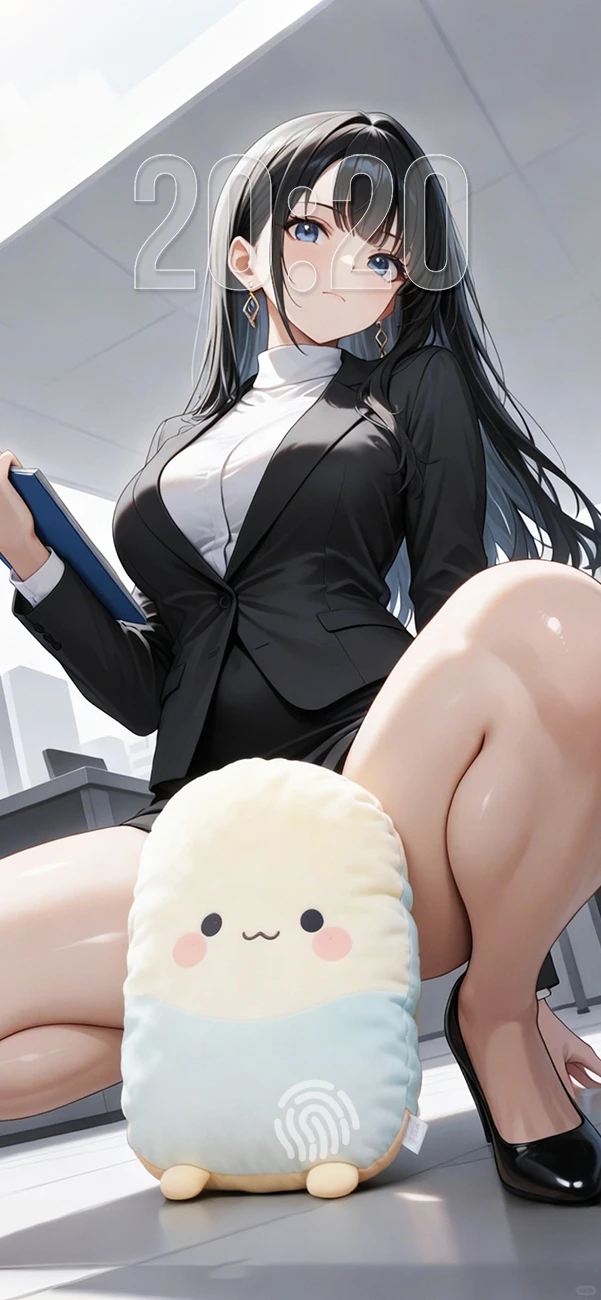 二次元美少女创意壁纸