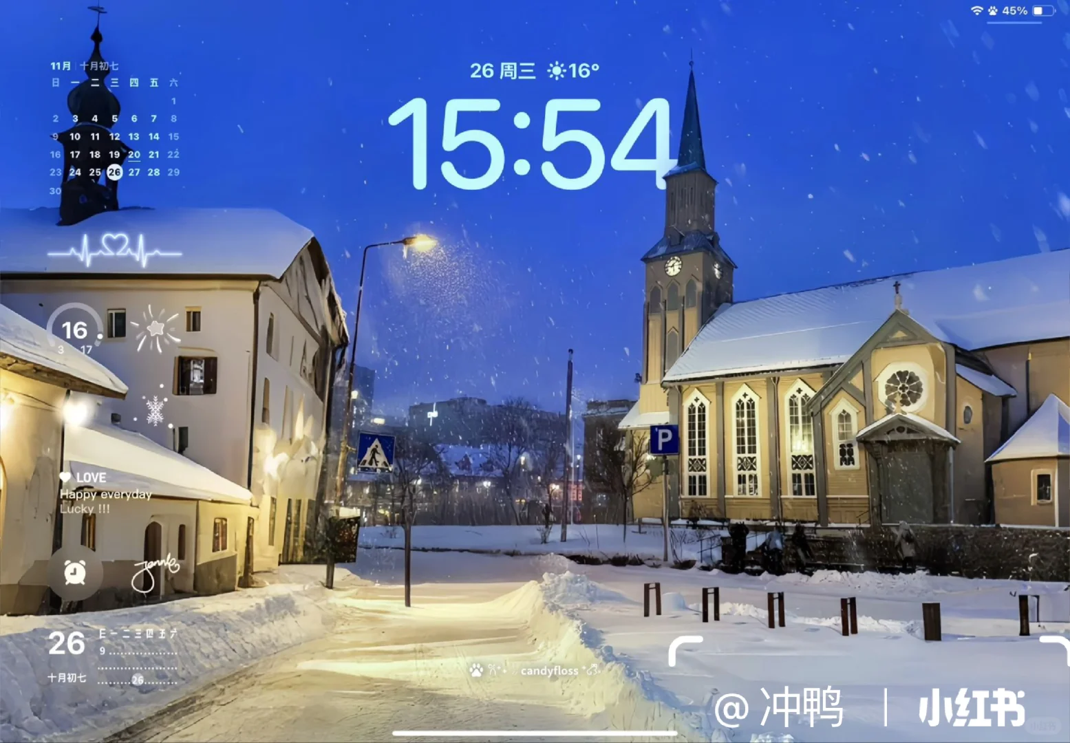 ipad 3D冬日高清壁纸