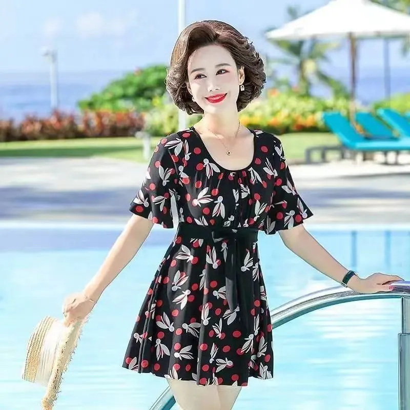 妈妈也能穿出优雅泳装风！显瘦遮肉太绝了