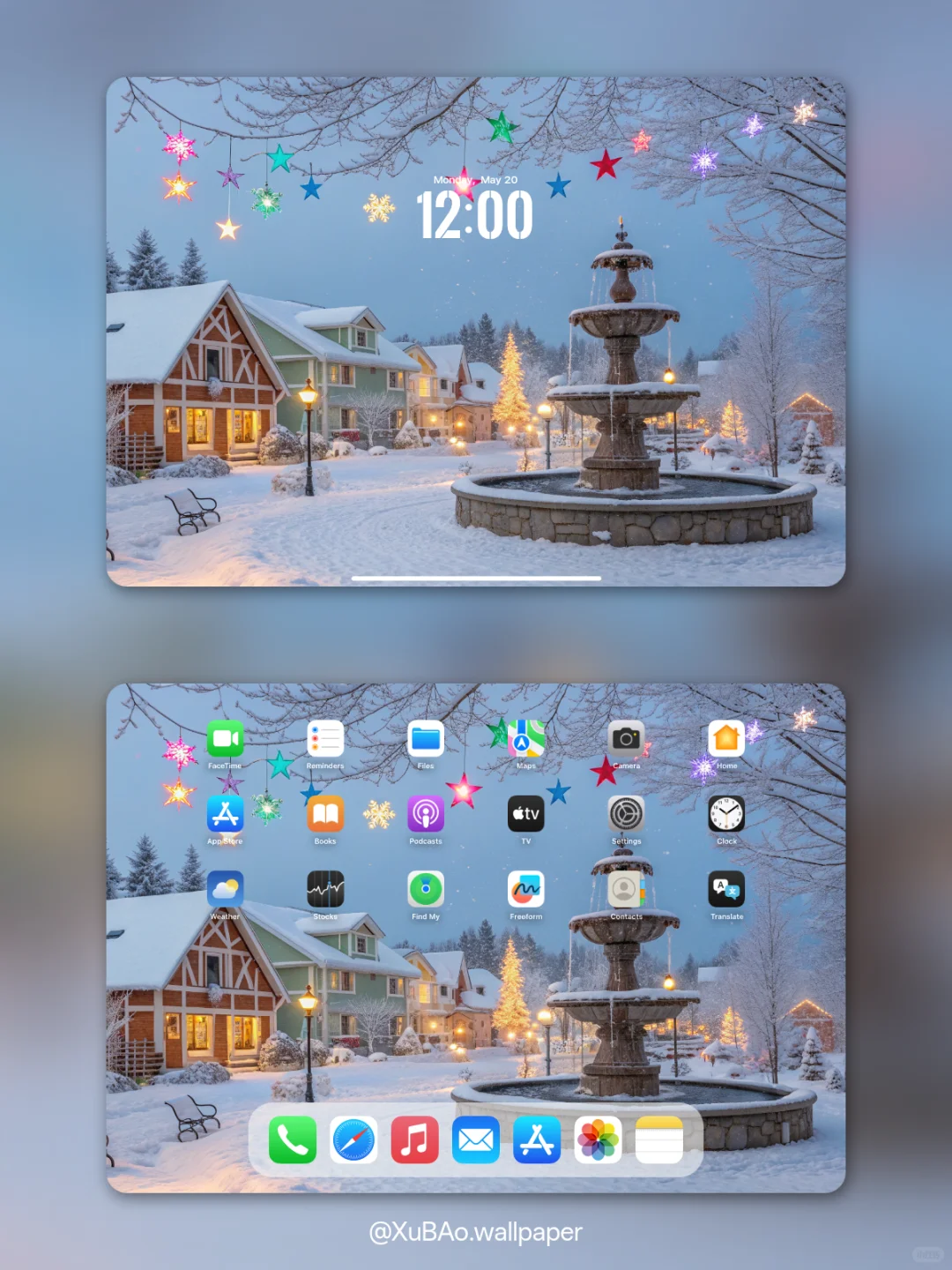 C2546 | 4k壁纸 | 梦幻喷泉小镇