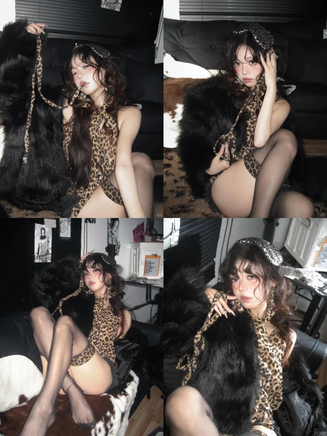 上海写真📷 | 亚裔辣妹豹纹写真