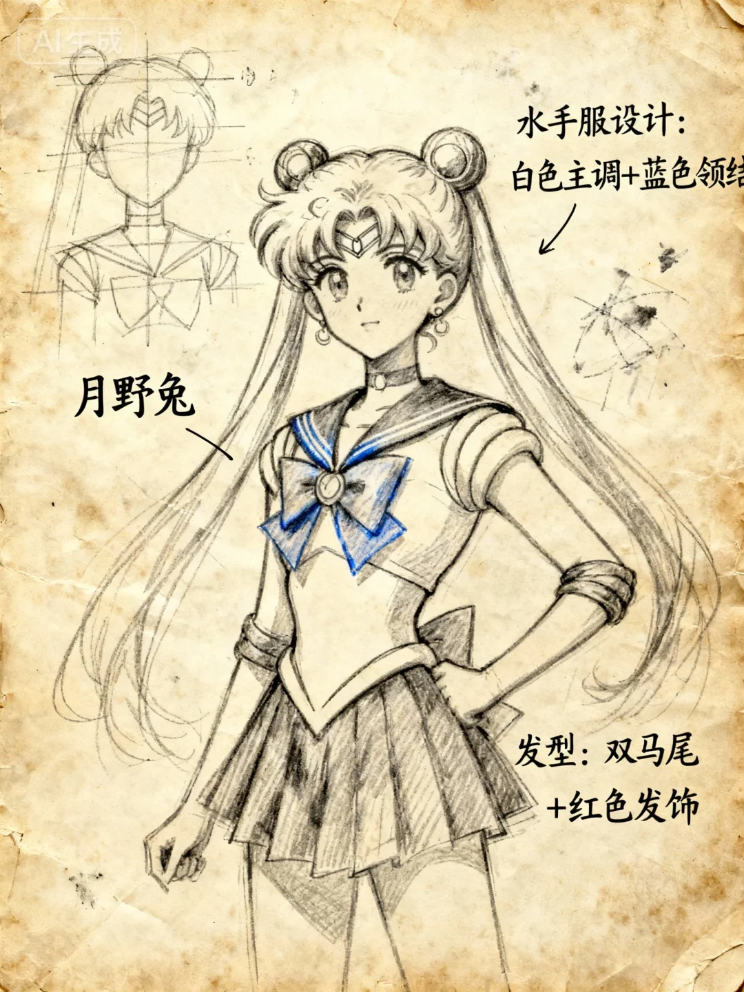 美少女战士原稿