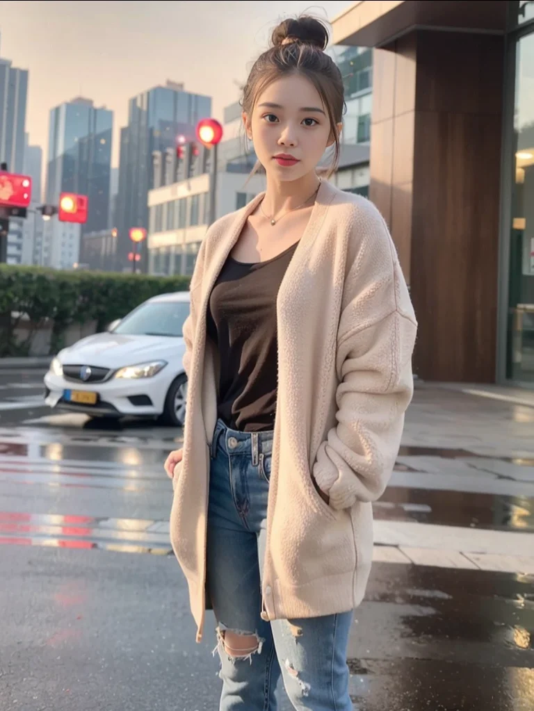 跟着AI小姐姐学穿搭