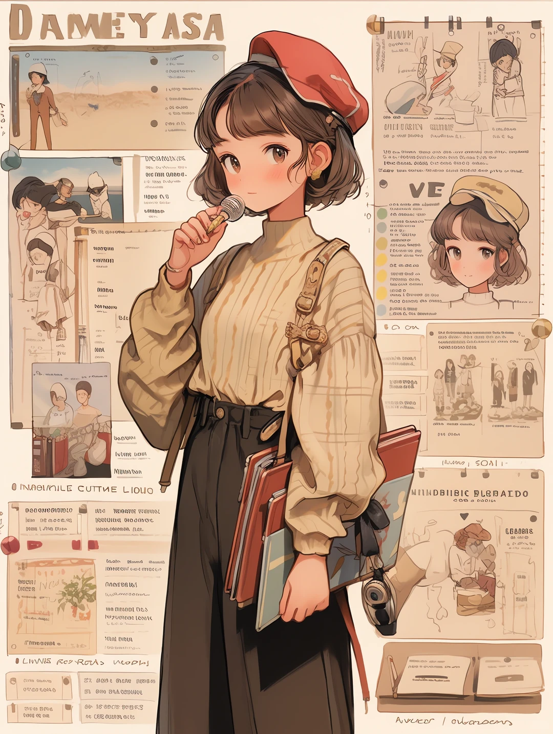 Ai春秋穿搭壁纸