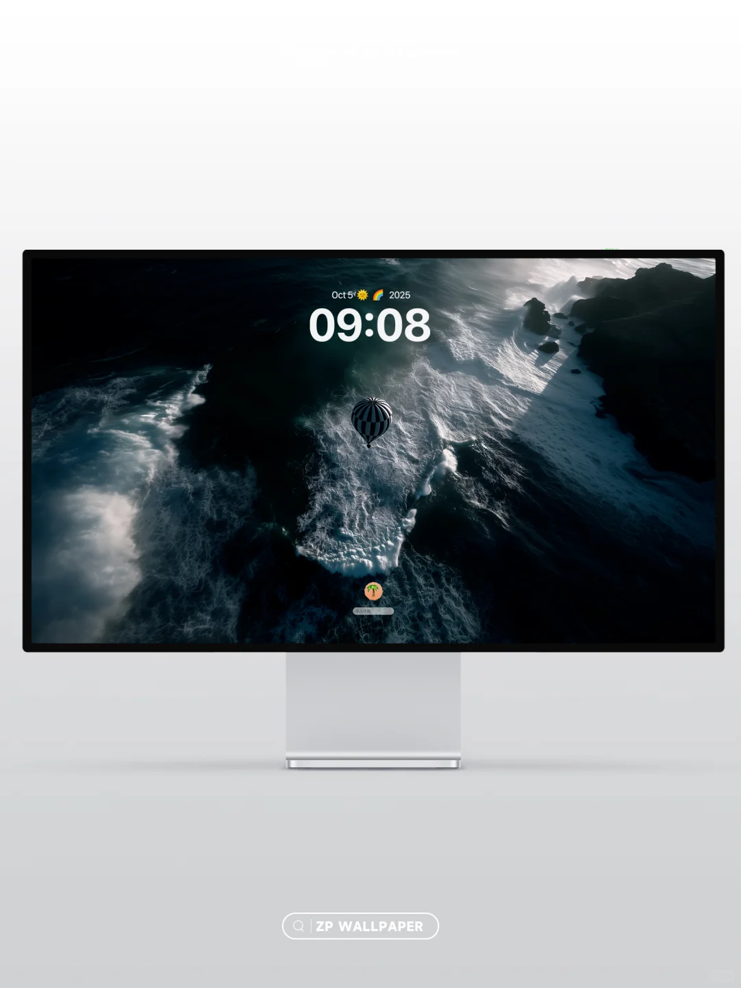 海蓝热气球｜高清壁纸｜218