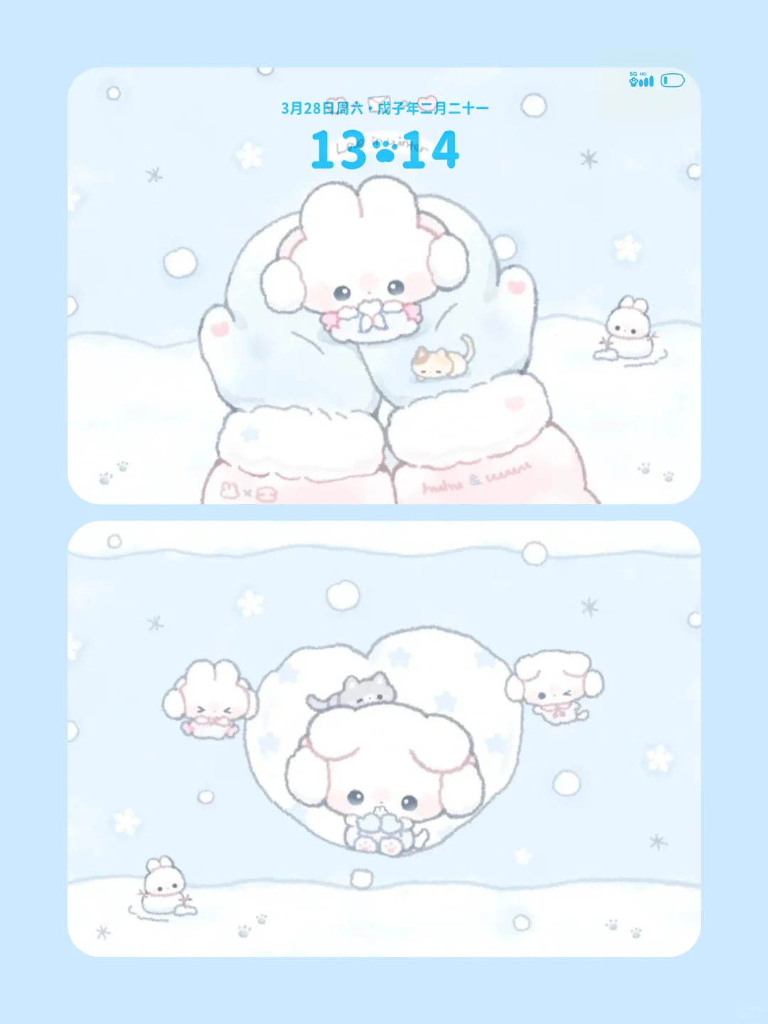 𝐒𝐡𝐚𝐫𝐞｜冬日可爱のiPad壁纸