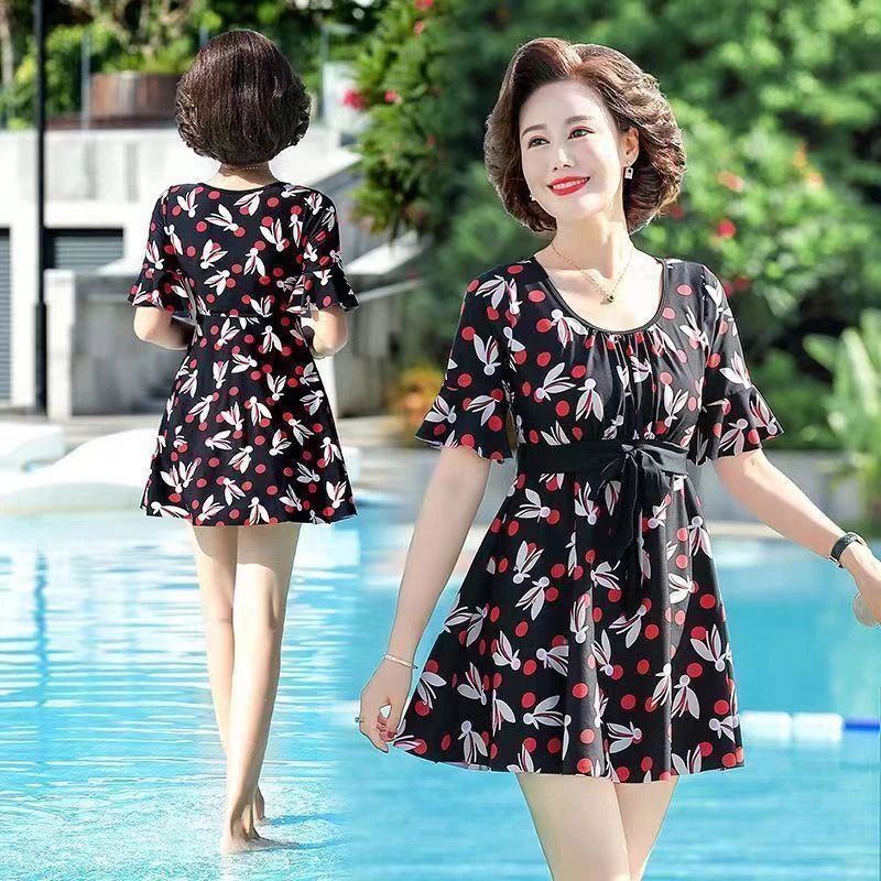 妈妈也能穿出优雅泳装风！显瘦遮肉太绝了