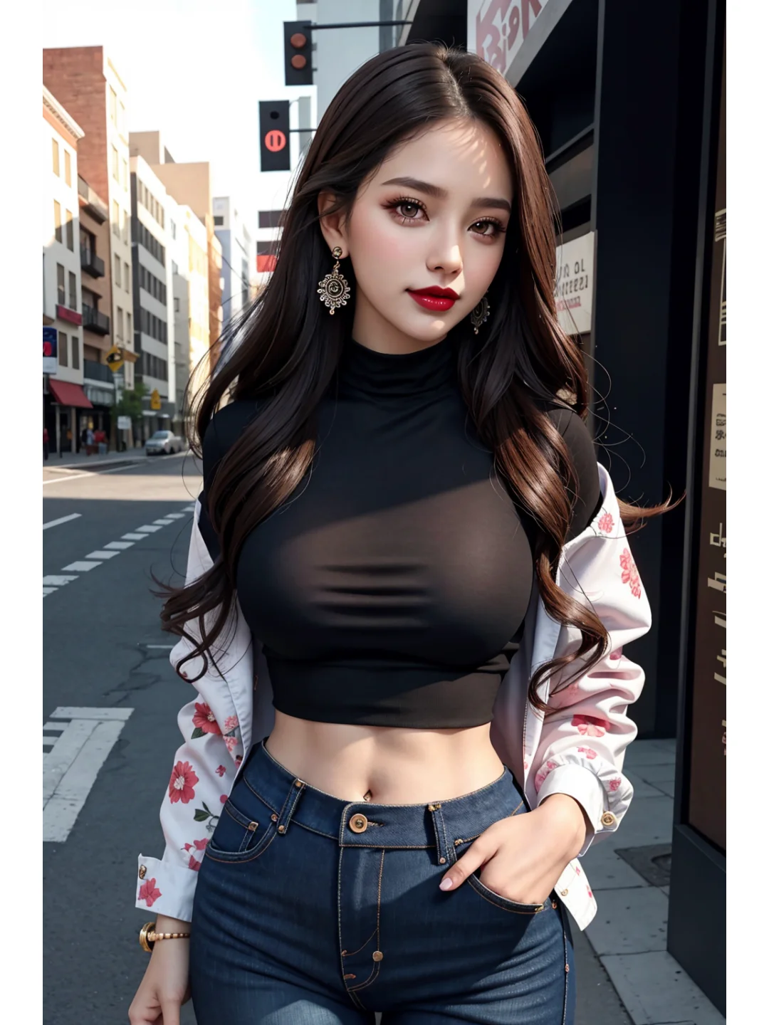 ai绘画|日常穿搭|秋日夹克真好看 ~