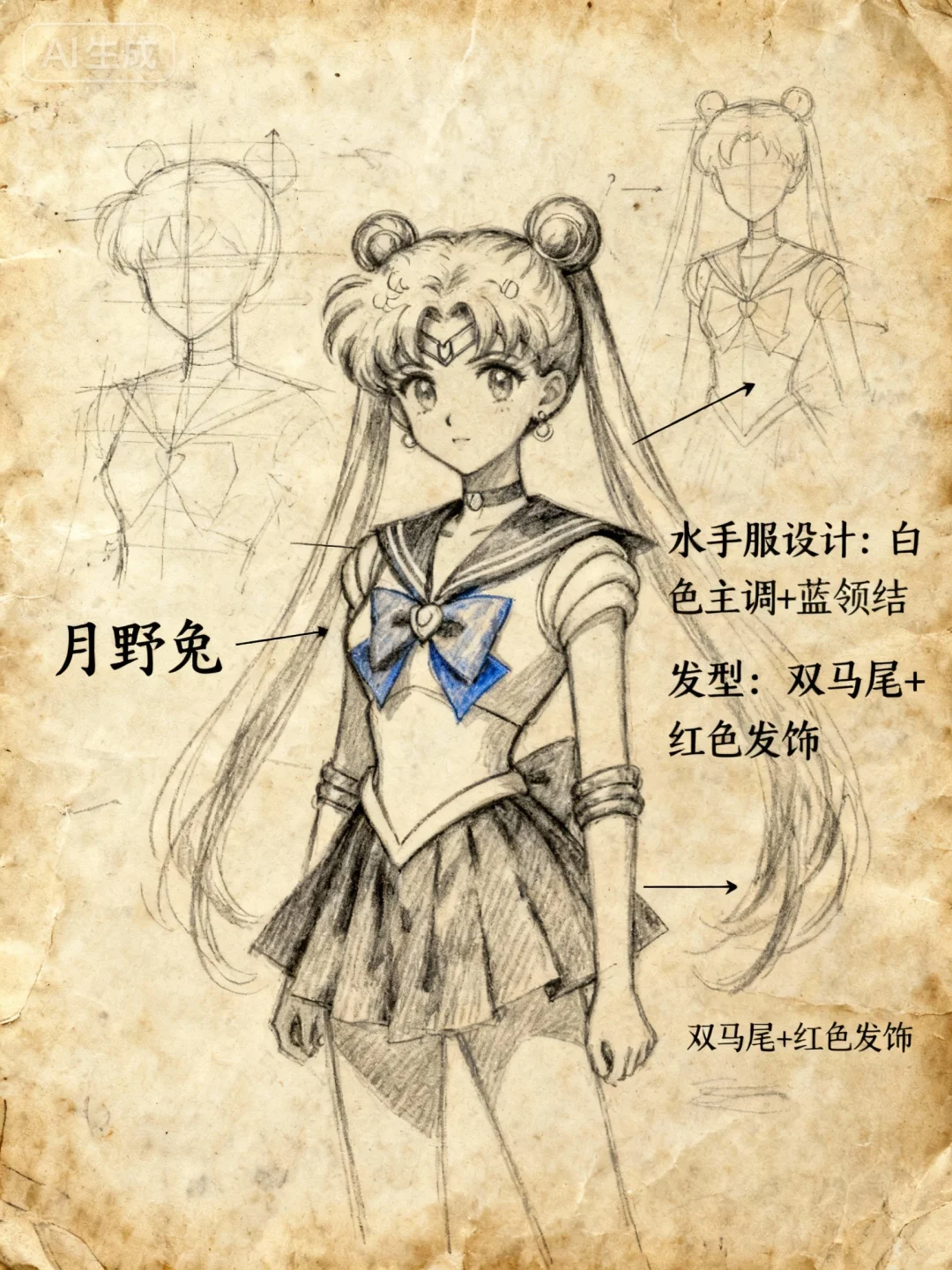 美少女战士原稿