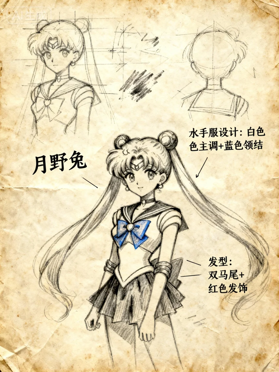 美少女战士原稿