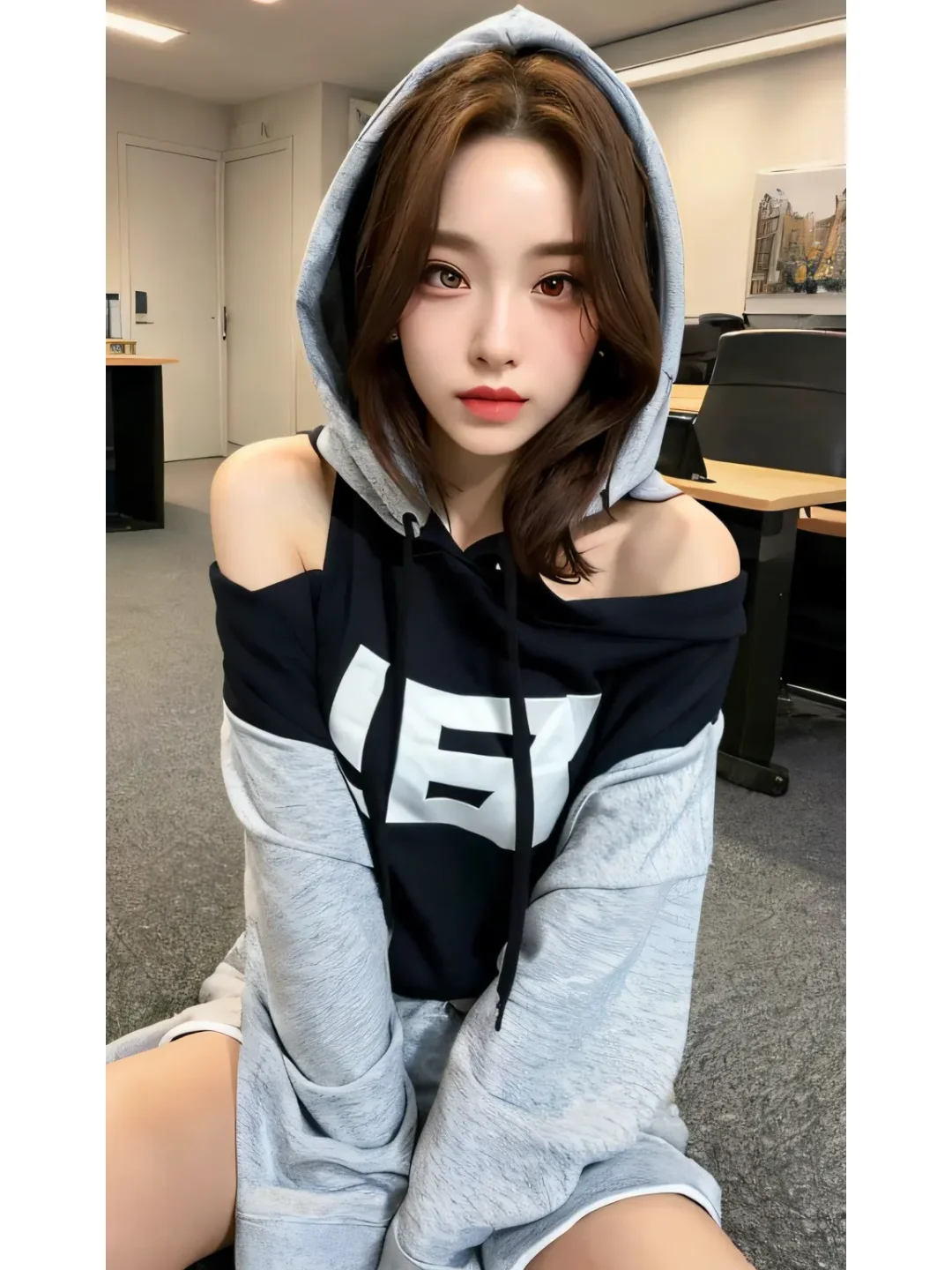 AI 穿搭 秋天 帽衫