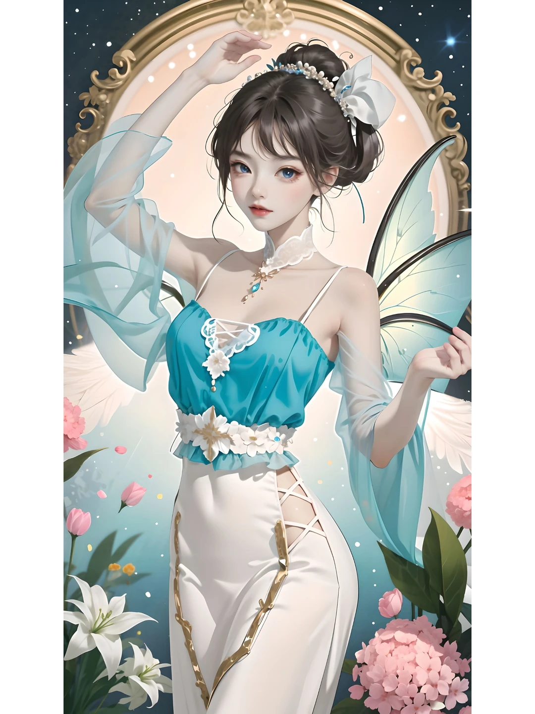 仙女，当然是气质与美貌并存啦～