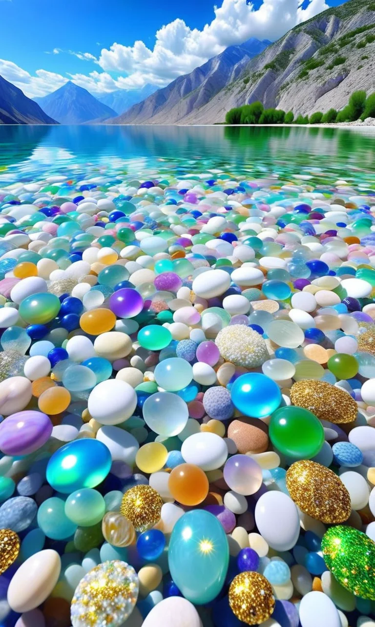 梦幻鹅卵石 壁纸