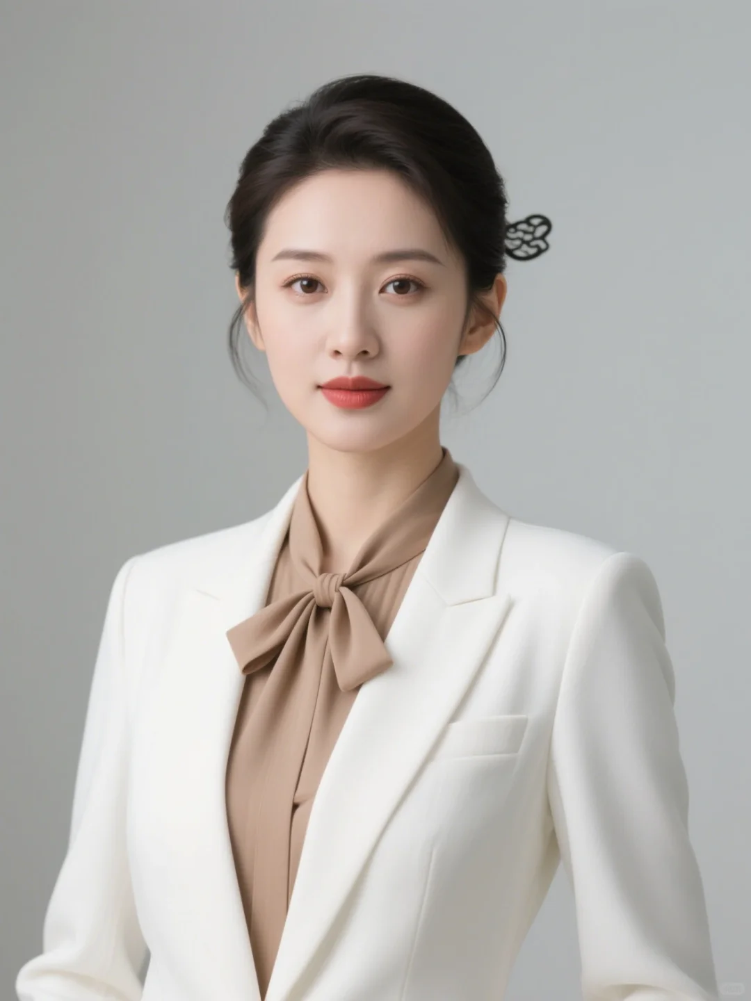 职业装西装形象照定制，极简高级感AI写真