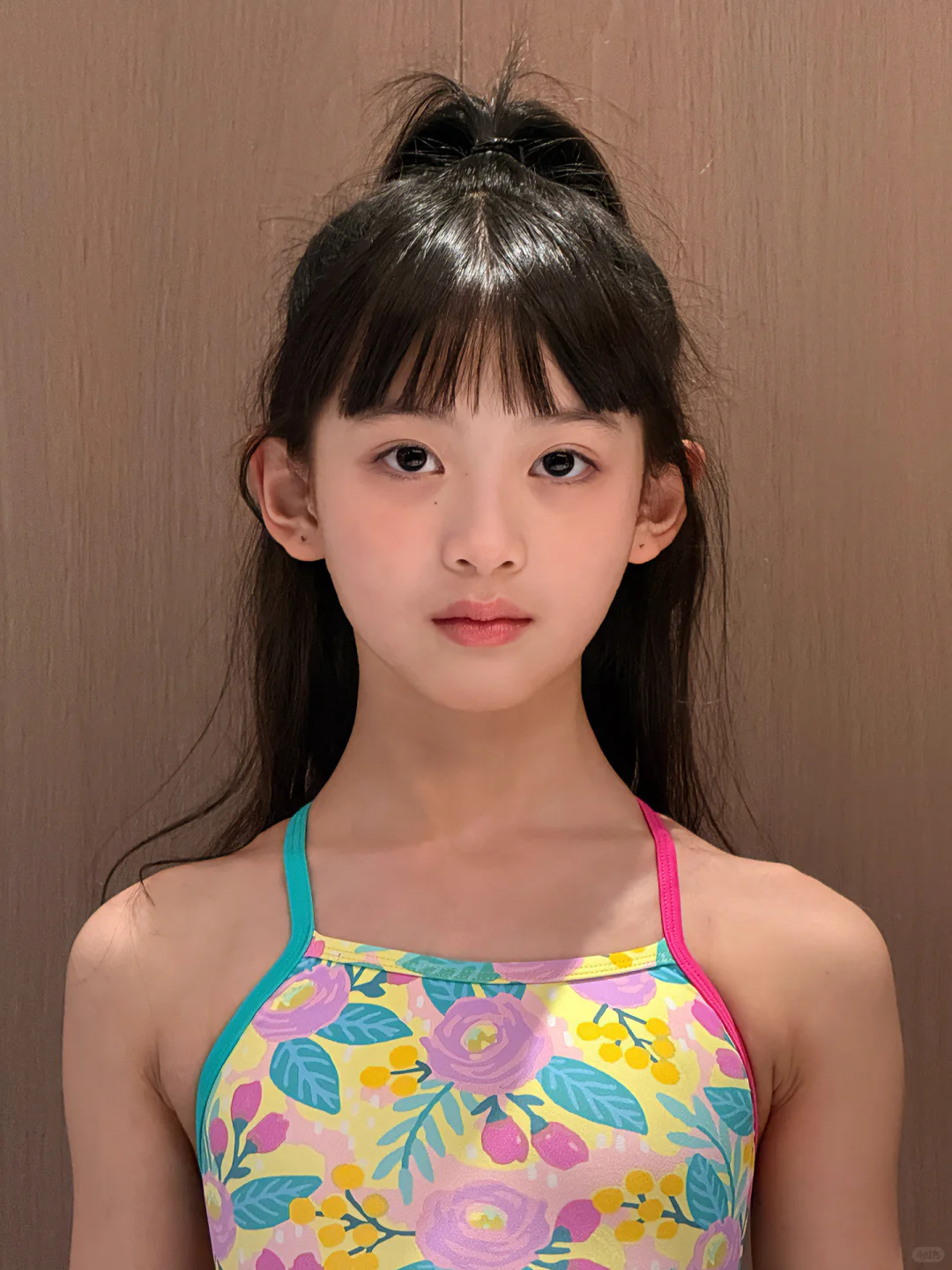 泳娃新泳衣的快乐～今天是花花女孩🏊‍♀️