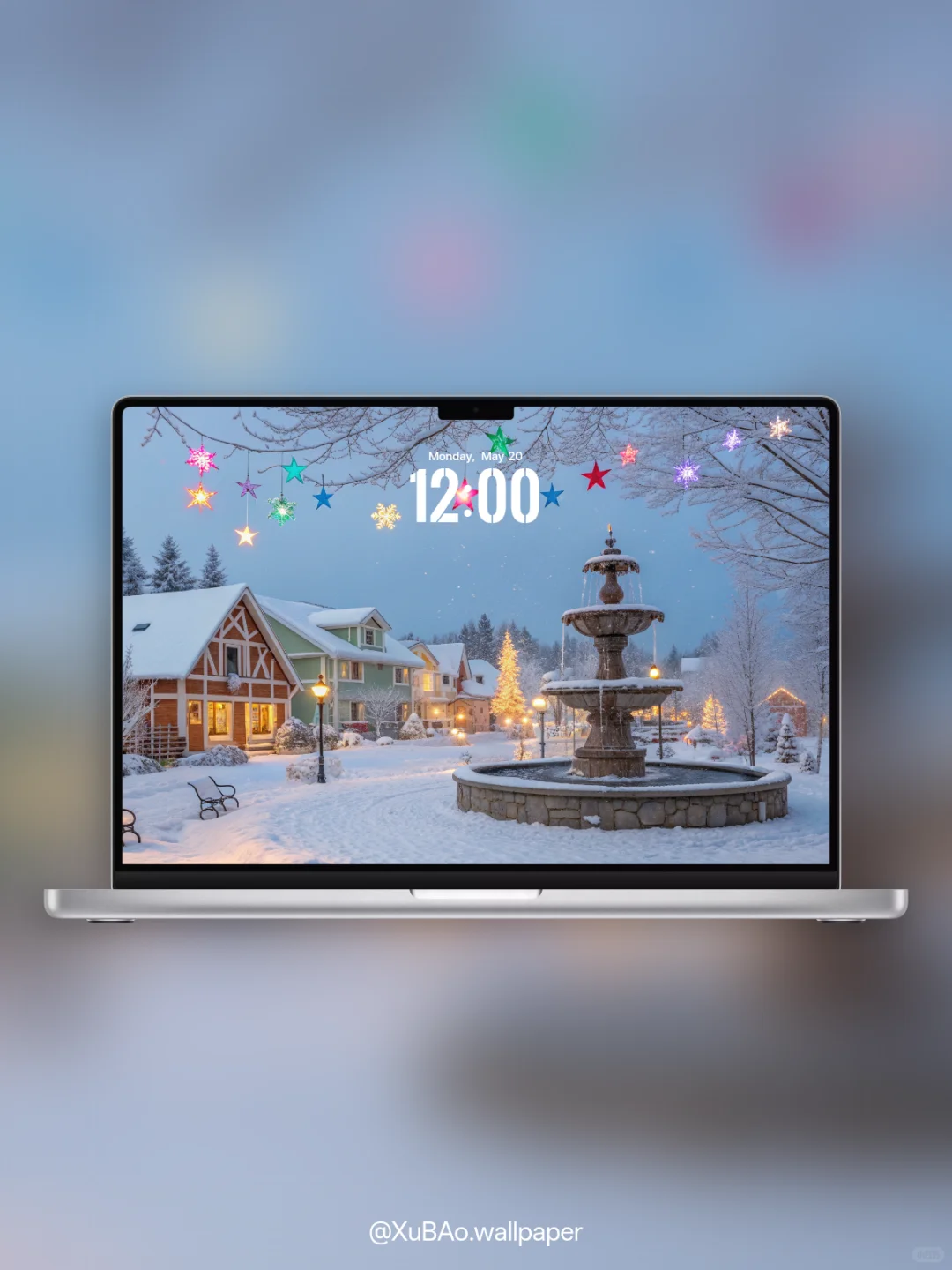 C2546 | 4k壁纸 | 梦幻喷泉小镇