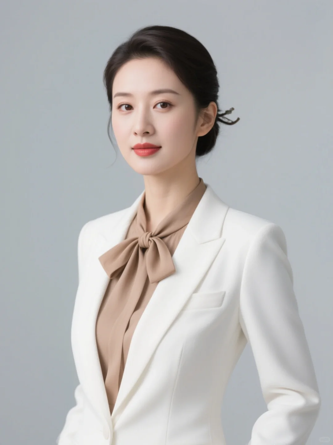 职业装西装形象照定制，极简高级感AI写真
