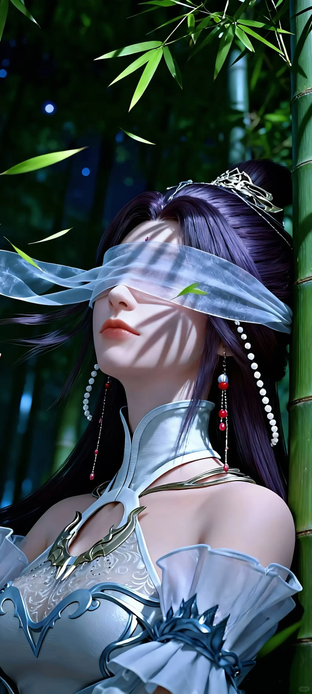 经典月婵美图—竹林里的仙女