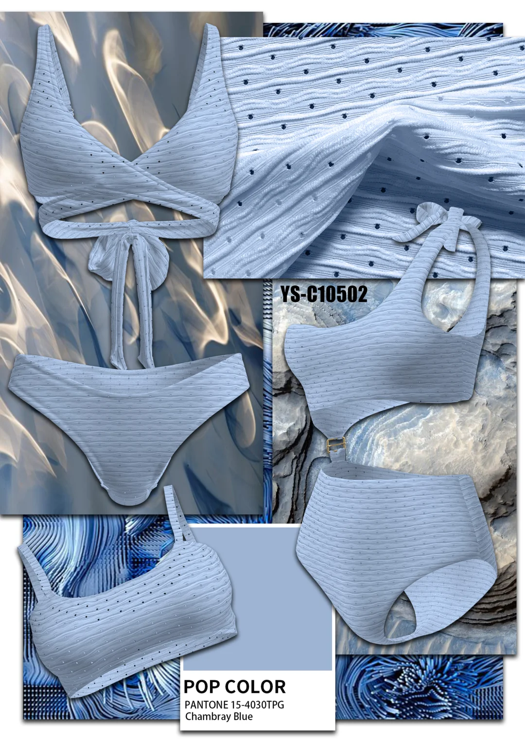 泳衣高级感的秘密「色彩 + 花型」 第三弹