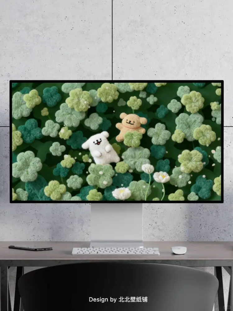 被绿色包围啦｜289｜电脑分区壁纸