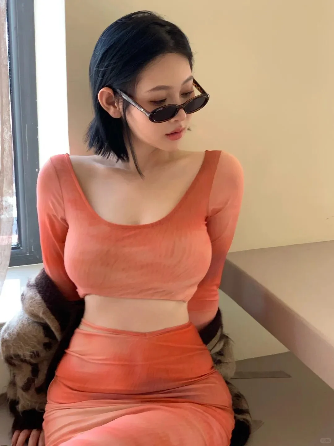 看到她，我真的馋了。