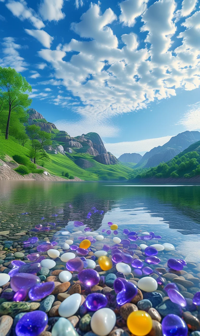 梦幻鹅卵石 壁纸