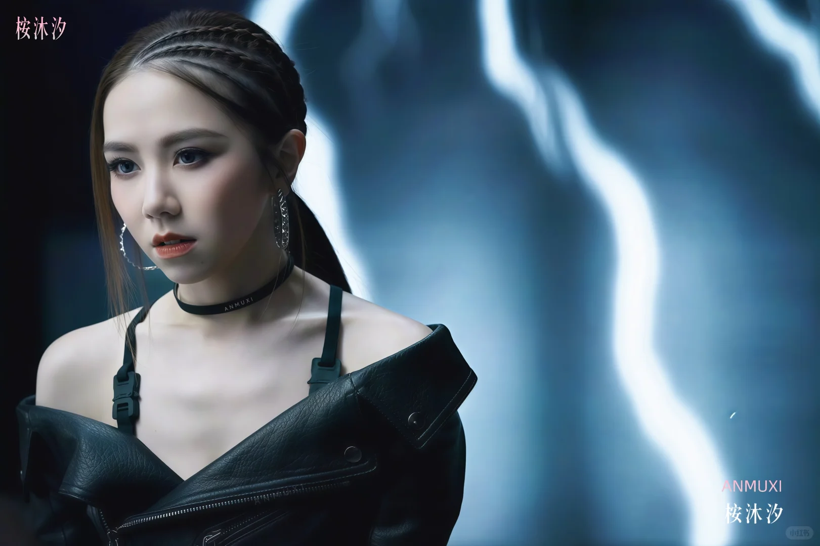 ♠️邓紫棋黑色系横屏壁纸×6