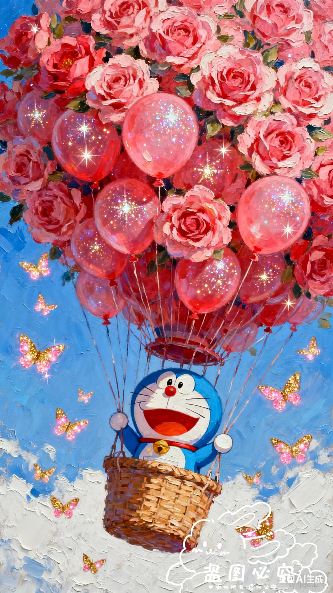 哆啦A梦手机壁纸，萌化了！