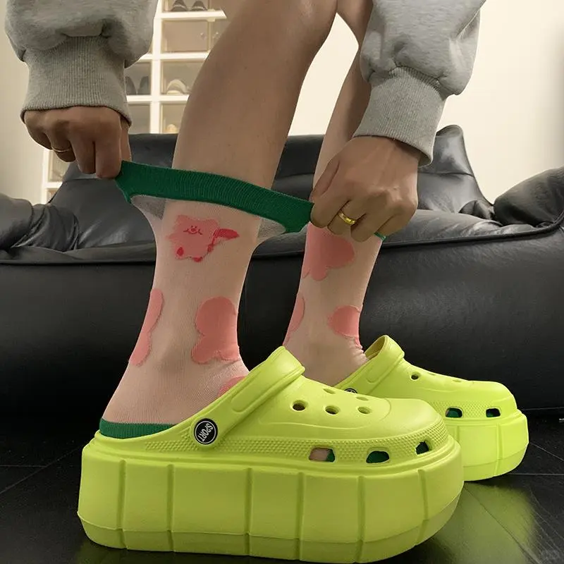 🌈慵懒时光必备！玻璃丝袜太甜了～