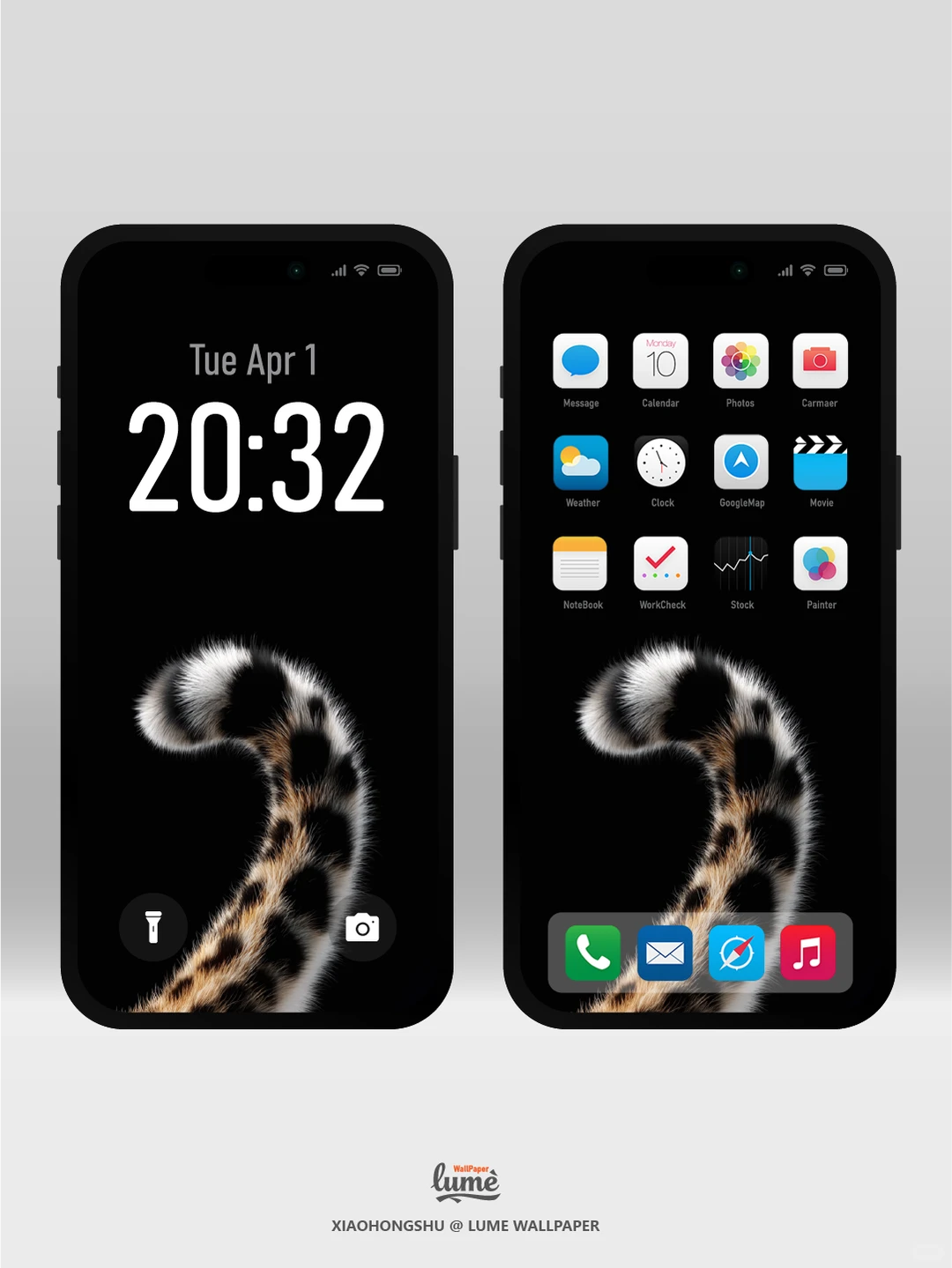 通用高清壁纸｜豹影绒光｜#0014