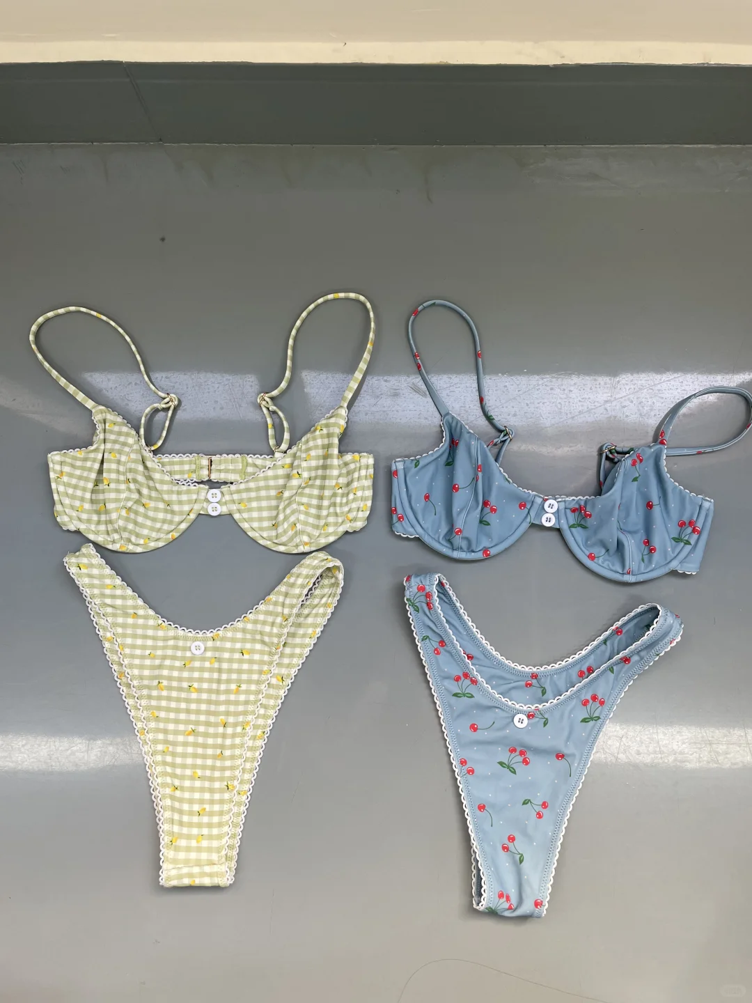 泳衣定制 | 甜美少女感比基尼套装👙🍒