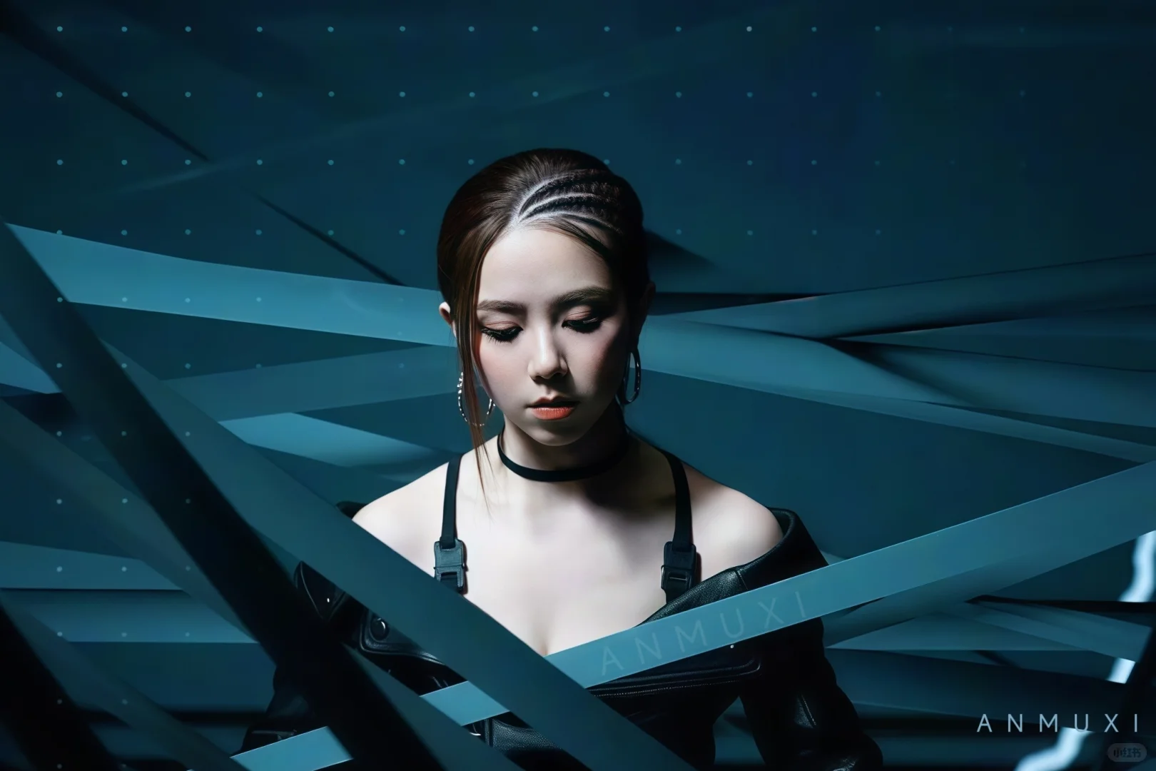 ♠️邓紫棋黑色系横屏壁纸×6