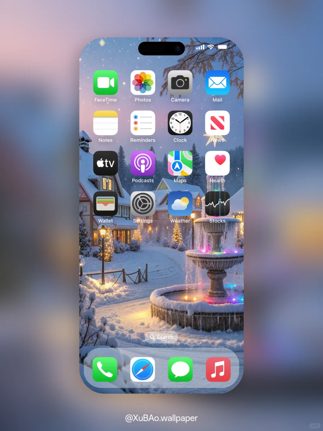 C2546 | 4k壁纸 | 梦幻喷泉小镇