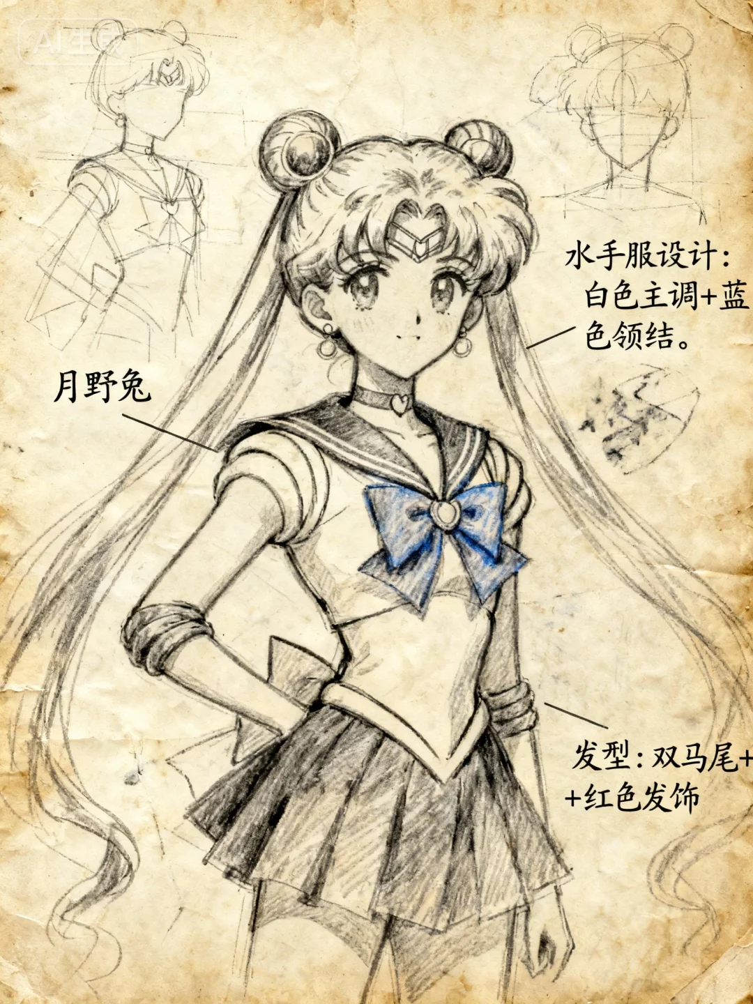 美少女战士原稿