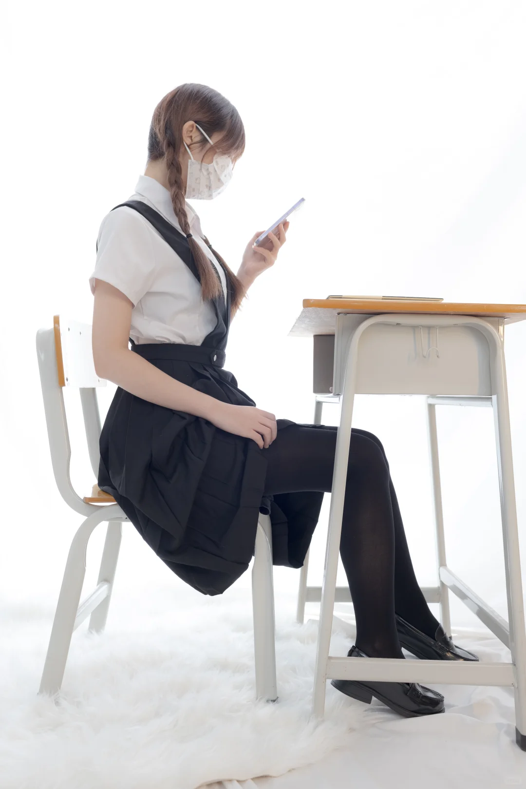 少女秩序 黑色过膝袜