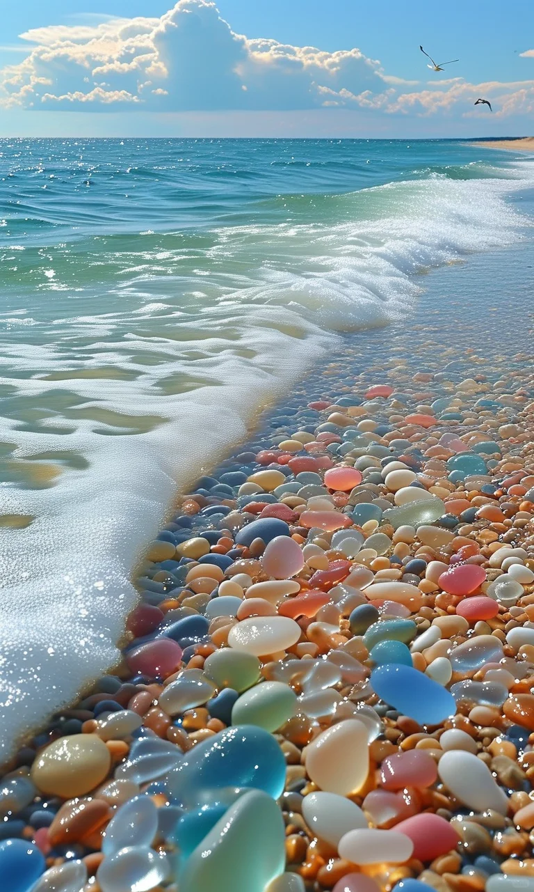 梦幻鹅卵石 壁纸