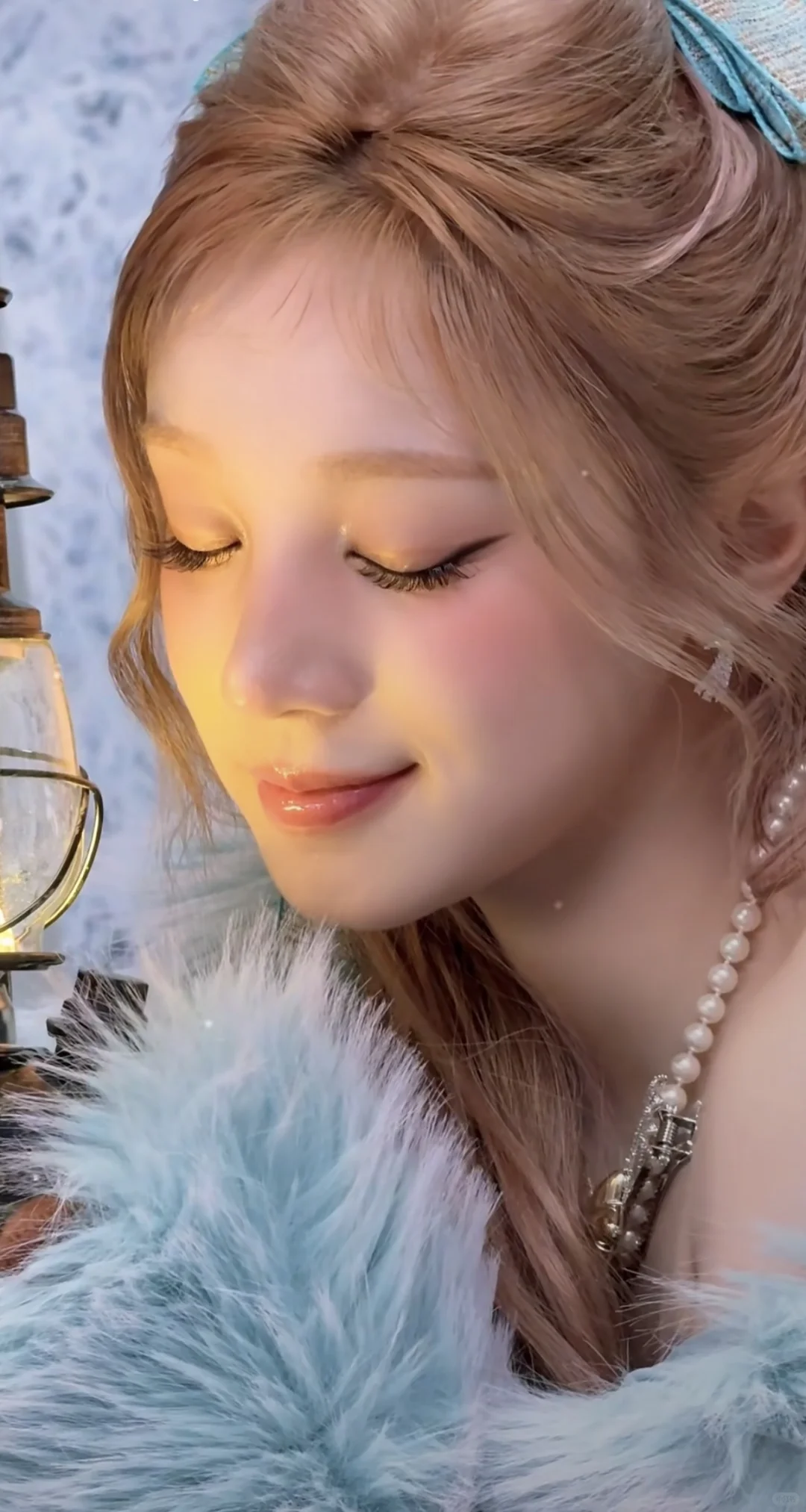 冰雪公主头雨琦的壁纸太美了！超适合冬天