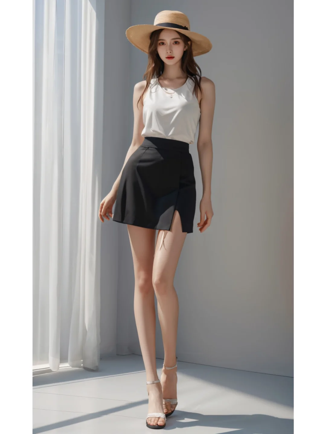 辣妹风穿搭｜高腰百褶裙成为潮流新宠！