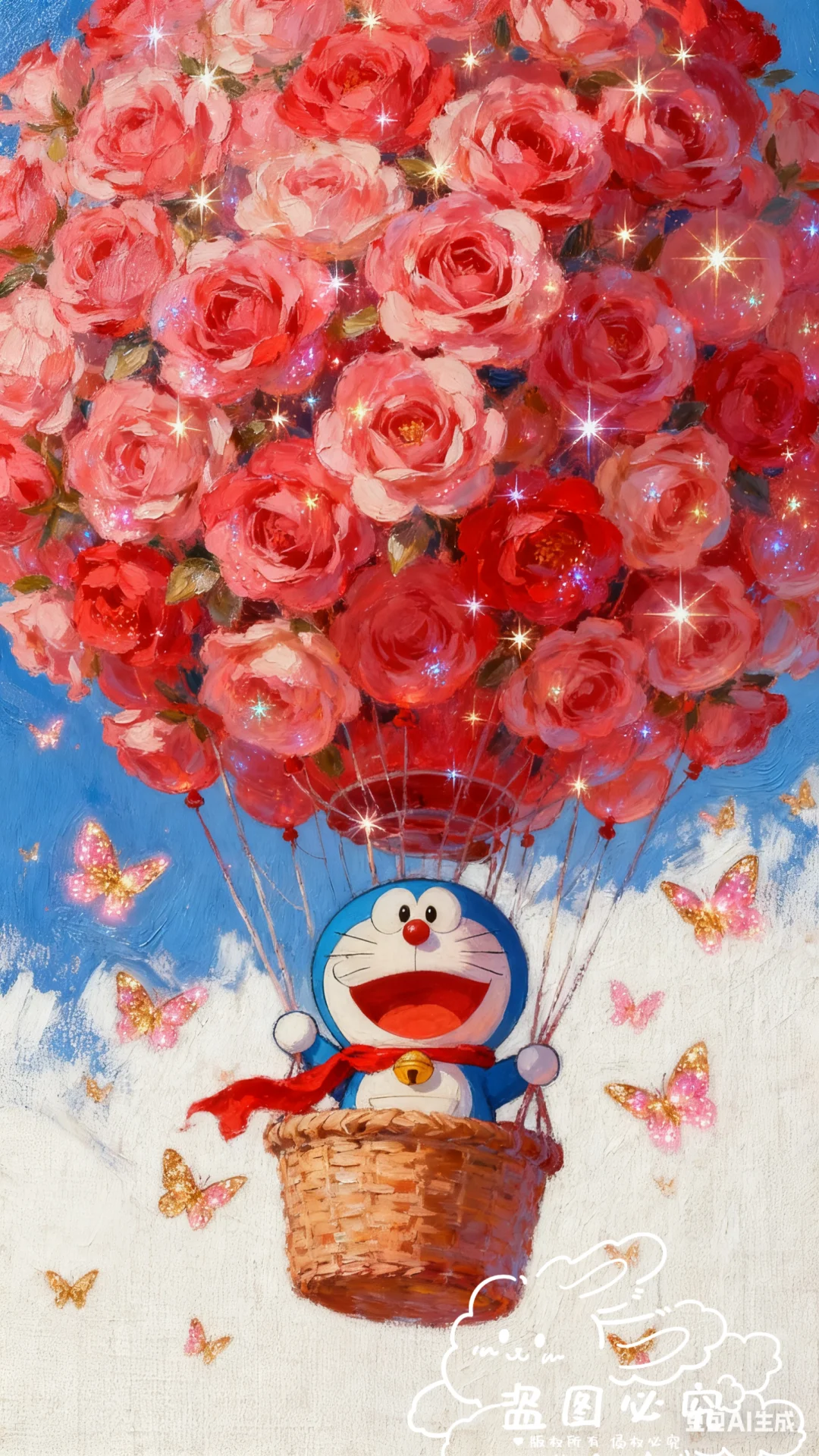 哆啦A梦手机壁纸，萌化了！