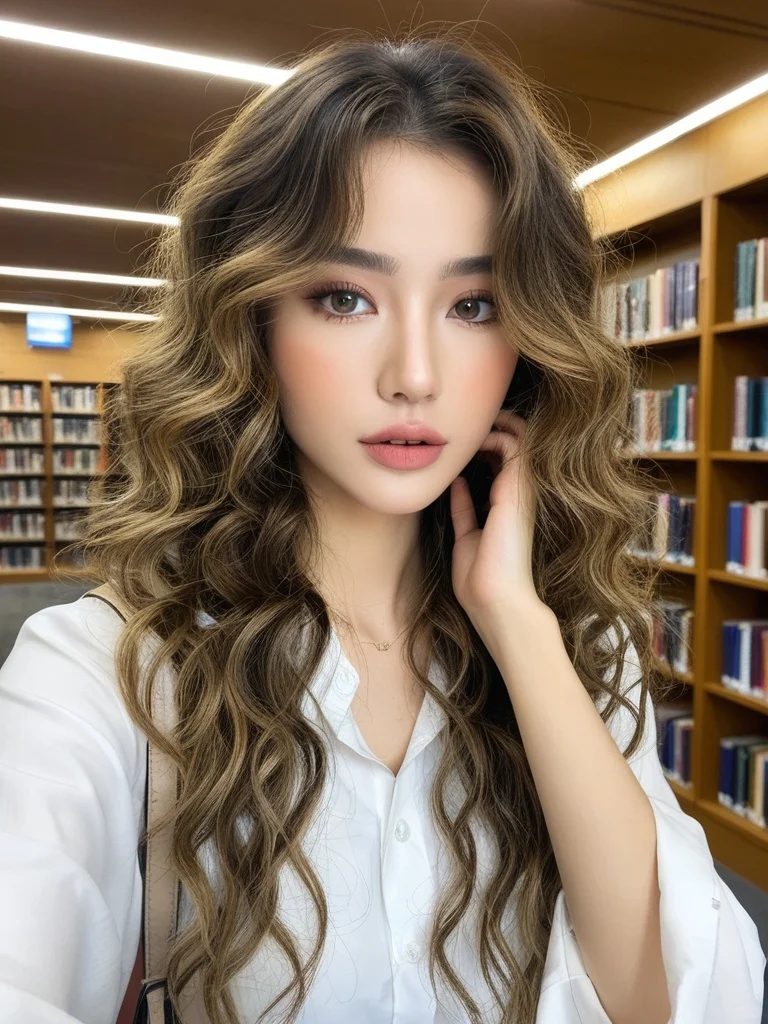 太爱这组妆造了，卷发！