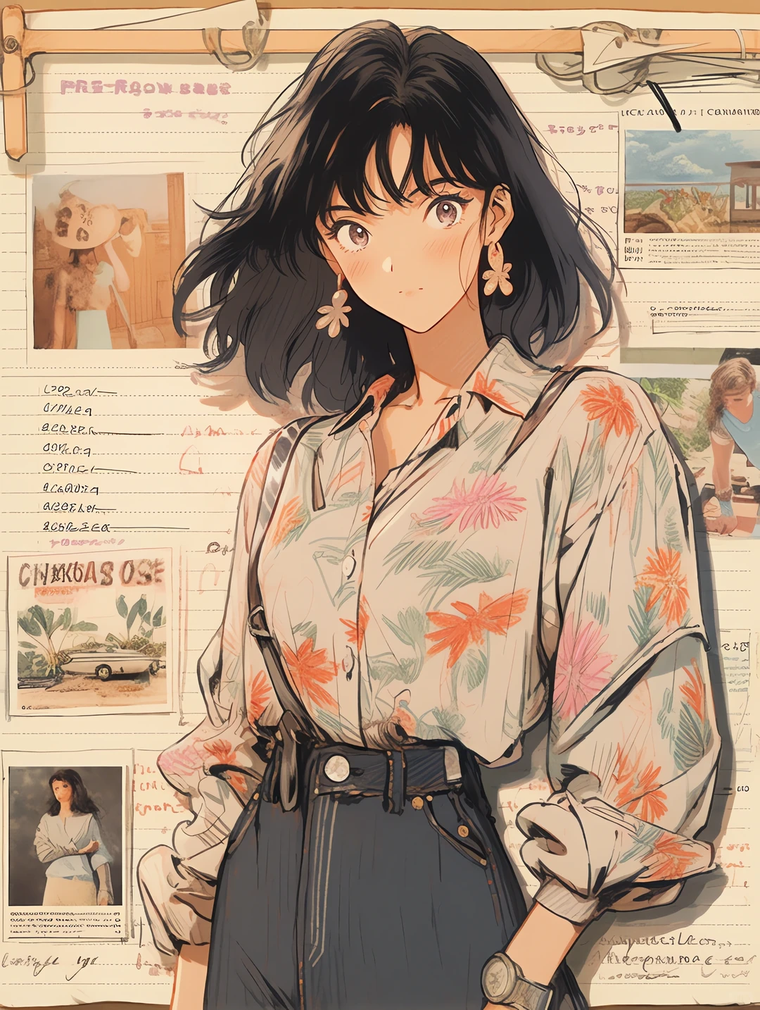 Ai春秋穿搭壁纸