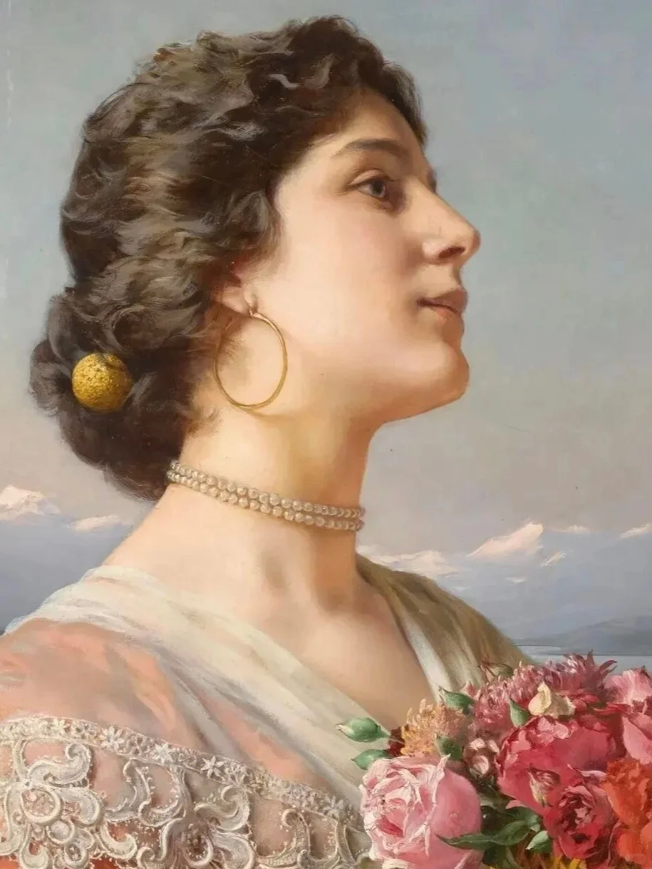 艺术欣赏|油画美人