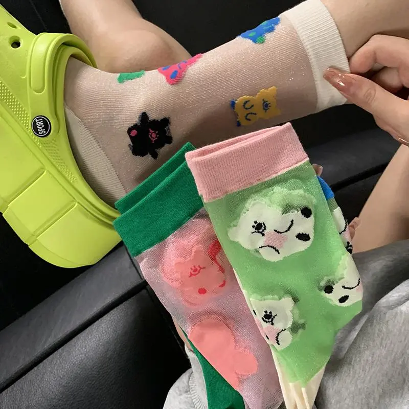 🌈慵懒时光必备！玻璃丝袜太甜了～