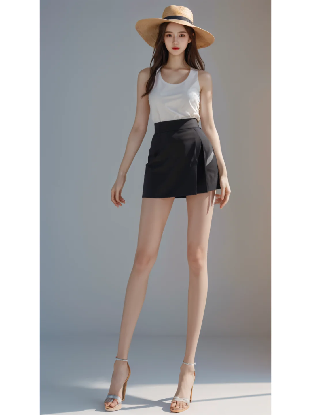 辣妹风穿搭｜高腰百褶裙成为潮流新宠！