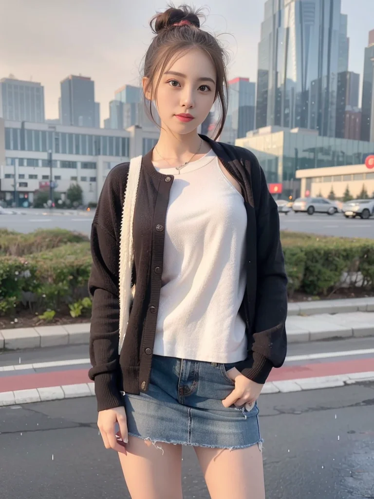 跟着AI小姐姐学穿搭